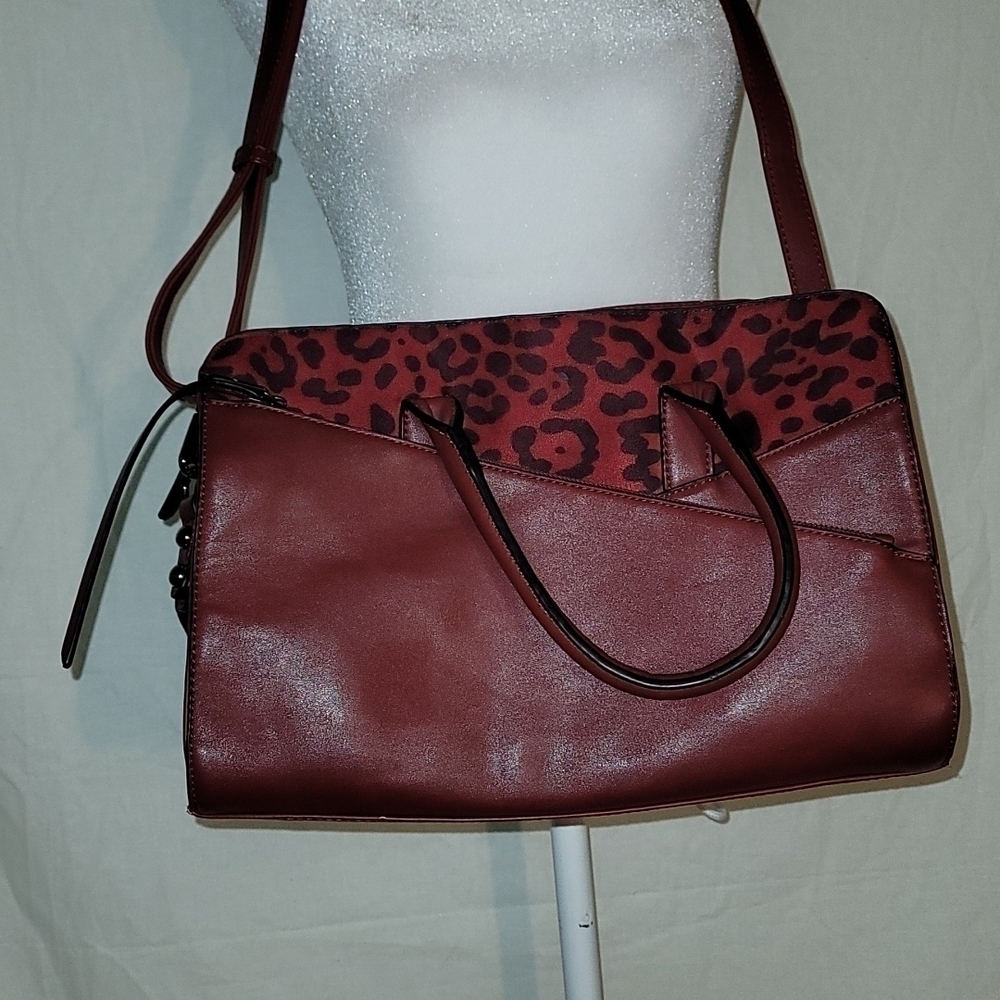 RED wine  purse